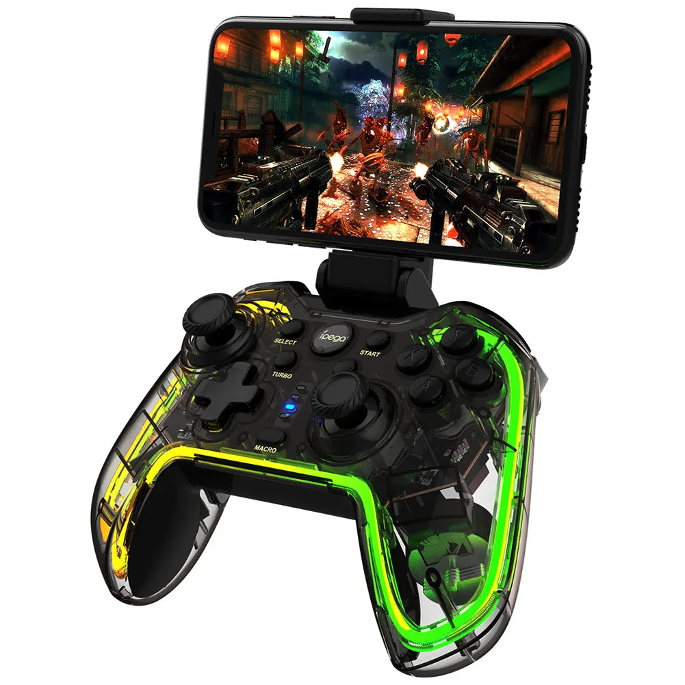 IPEGA PG-9238 Joystick Gamepad with Vibration RGB Wireless Controller for iOS Android Switch / PS3 / PC IPEGA PG-9238 Joystick Gamepad with Vibration RGB Wireless Controller for iOS Android Switch / PS3 / PC
